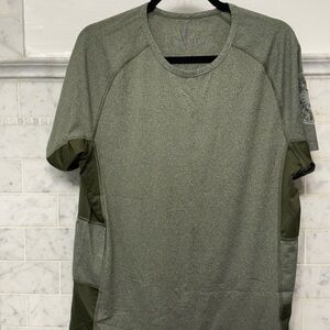 Men's Soul Cycle X Lululemon Olive Green T-Shirt